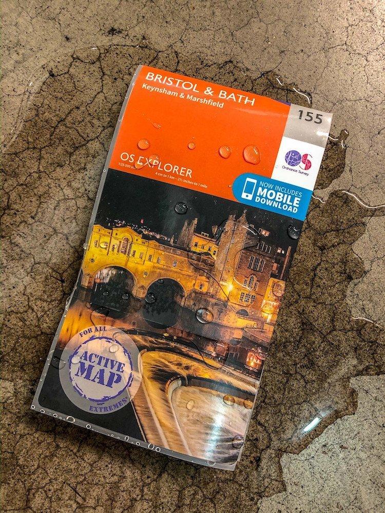 Encapsulated maps - OS Explorer Bristol and Bath