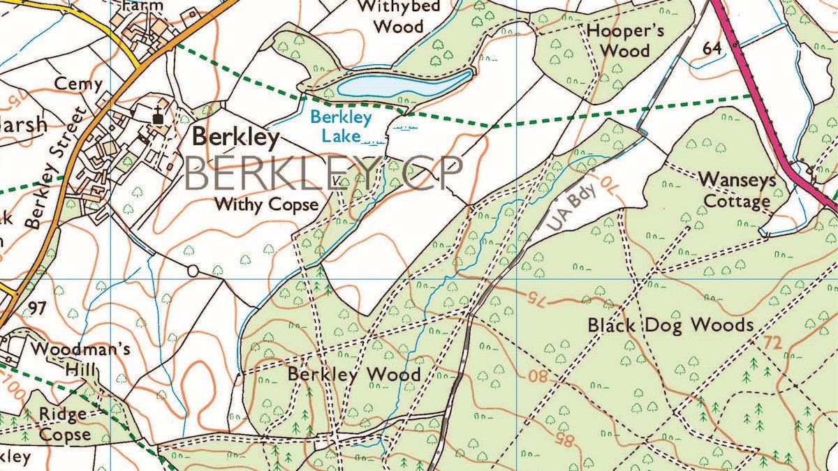 Custom Made Maps - Frynse the dog walks
