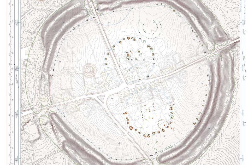 AVEBURY MAP Stone Circle