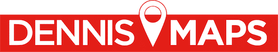 Dennis Maps logo Map printer ,map printing, large format