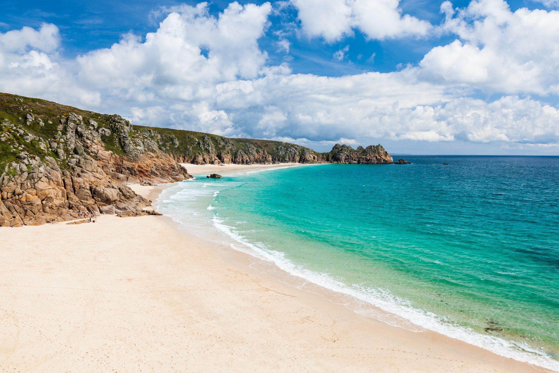 Porthcurno Beach, Cornwall, England