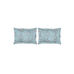 iris gaze floral print pure cotton 160 tc king size double bedsheet set (blue )