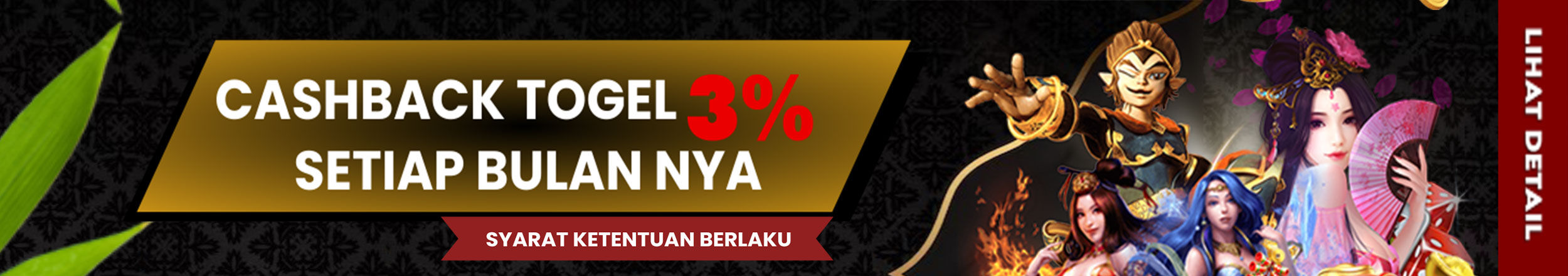 CASHBACK TOGEL 3%