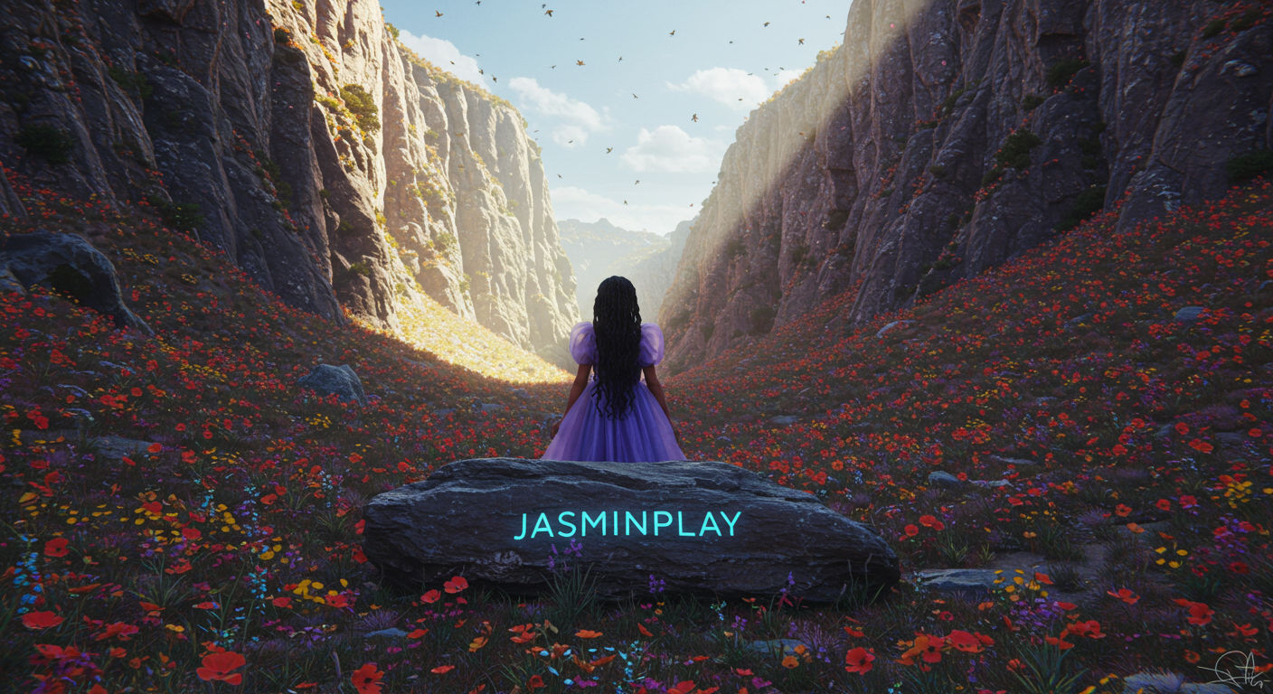 Ilustrasi analisis peluang slot Jasminplay. Tangan memegang kartu dan grafik, menampilkan konsep RTP dan strategi untuk memenangkan slot gacor di situs betting terpercaya 2025.