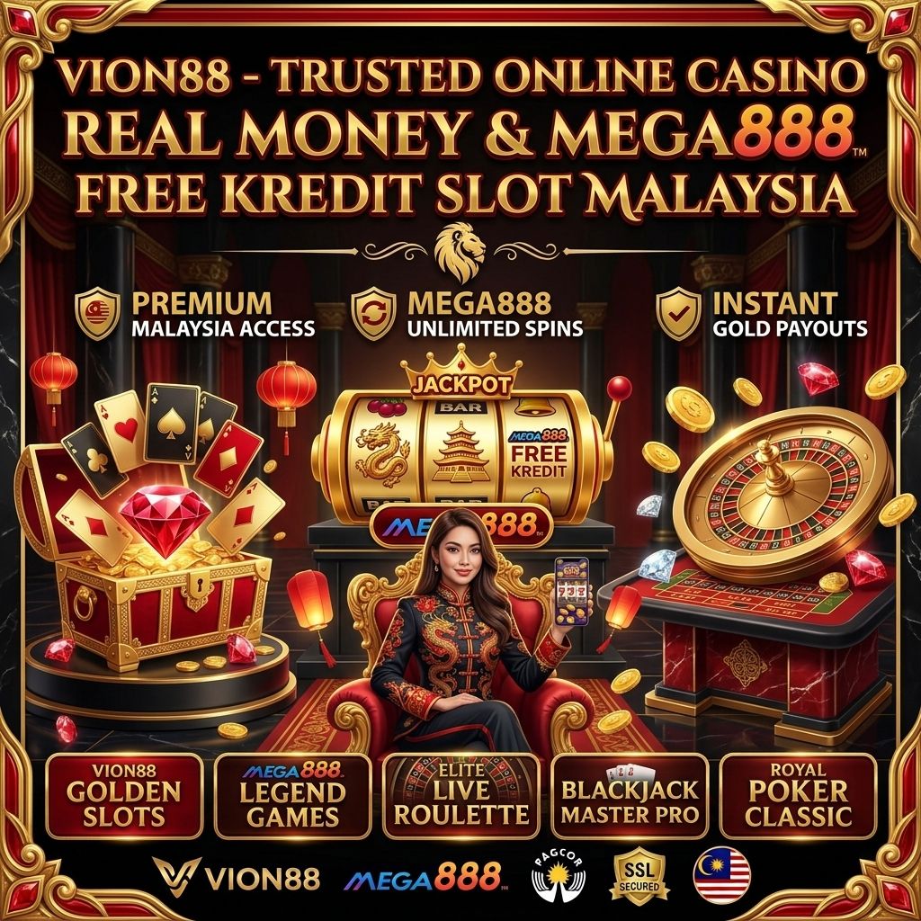 VION88 - Trusted Online Casino Real Money & Mega888 Free Kredit Slot Malaysia