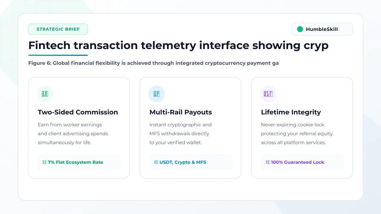 A technical fintech visualization of secure cryptocurrency payments and transaction data for service withdrawals.