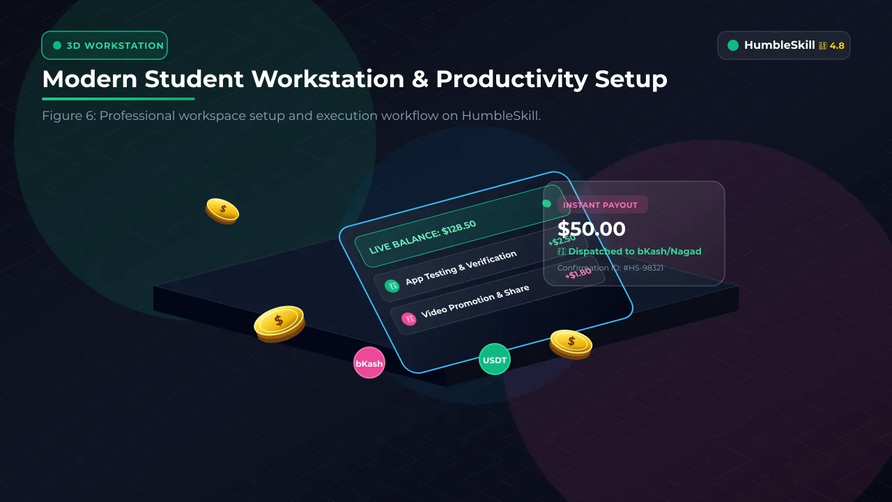 High-productivity workstation and dashboard environment for make money online