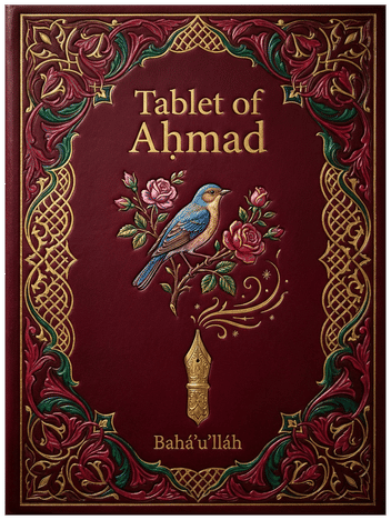 Tablet of Aḥmad by Bahá'u'lláh — translated by Shoghi Effendi, book cover