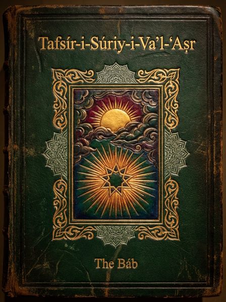 Tafsír-i-Súriy-i-Va’l-’Aṣr (Commentary on the Súrih of Va’l-’Aṣr) by The Báb — book cover