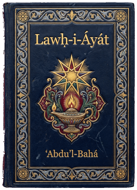 Lawḥ-i-Áyát (Tablet of the Verses) by ʻAbdu’l-Bahá — book cover