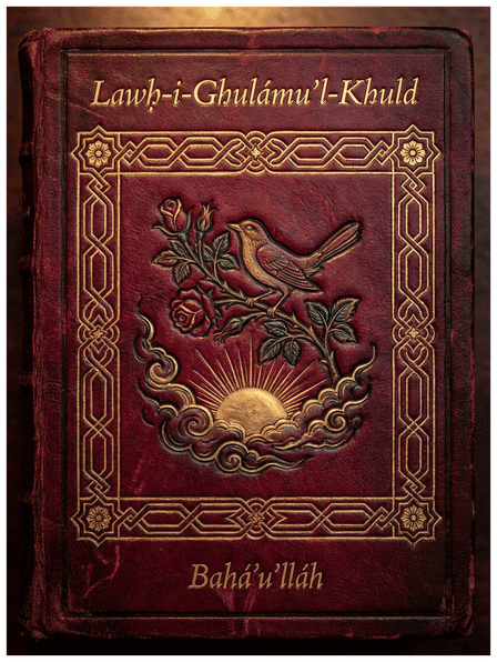 Lawḥ-i-Ghulámu’l-Khuld (Tablet of the Immortal Youth) by Bahá’u’lláh — book cover