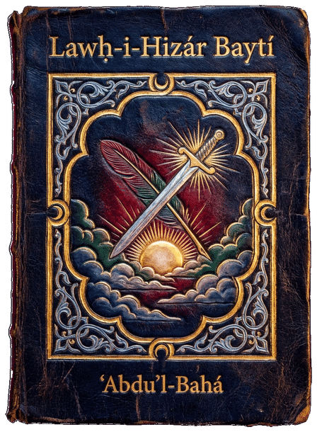 Lawḥ-i-Hizár Baytí (Tablet of a Thousand Verses) by ʻAbdu’l-Bahá — book cover