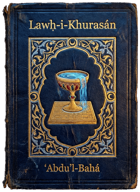 Lawḥ-i-Khurasán (Tablet to Khurasan) by ʻAbdu’l-Bahá — book cover