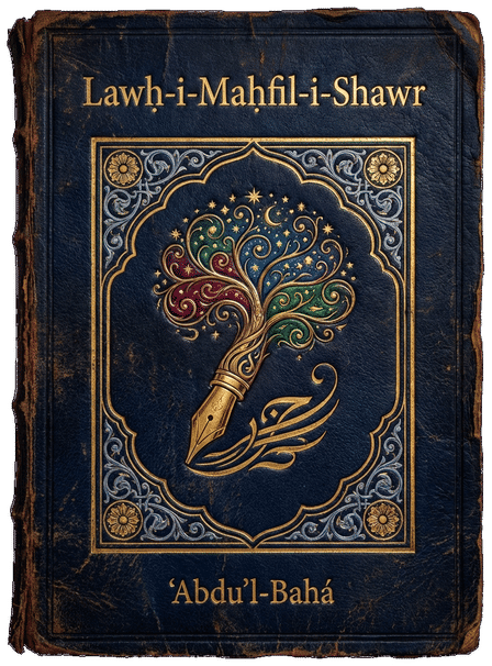 Lawḥ-i-Maḥfil-i-Shawr (Tablet of Consultation) by ʻAbdu’l-Bahá — book cover