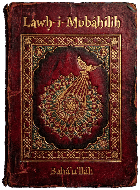 Lawḥ-i-Mubáhilih (Tablet of the Mutual Imprecation) by Bahá’u’lláh — book cover