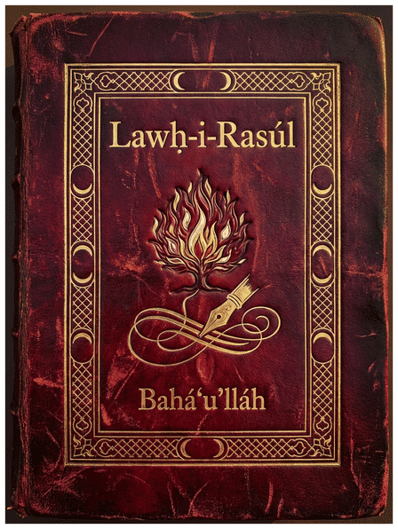 Lawḥ-i-Rasúl (Tablet for Rasul) by Bahá’u’lláh — book cover