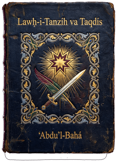 Lawḥ-i-Tanzíh va Taqdís (Tablet of Sanctification and Holiness) by ʻAbdu’l-Bahá — book cover