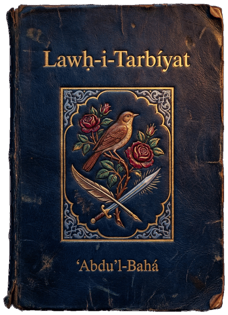 Lawḥ-i-Tarbíyat (Tablet of Education) by ʻAbdu’l-Bahá — book cover