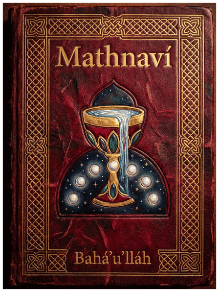 Mathnaví (The Blessed Couplets) by Bahá’u’lláh — book cover