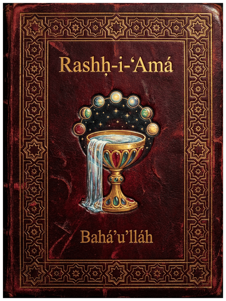 Rashḥ-i-’Amá (Drops from the Divine Cloud) by Bahá’u’lláh — book cover