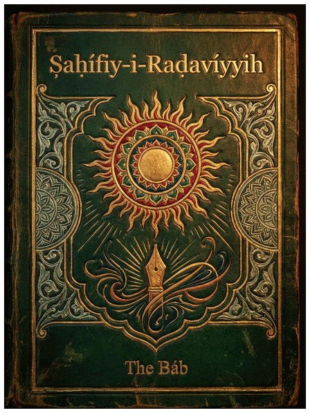 Ṣaḥífiy-i-Raḍavíyyih (The Epistle of Riḍá) by The Báb — book cover