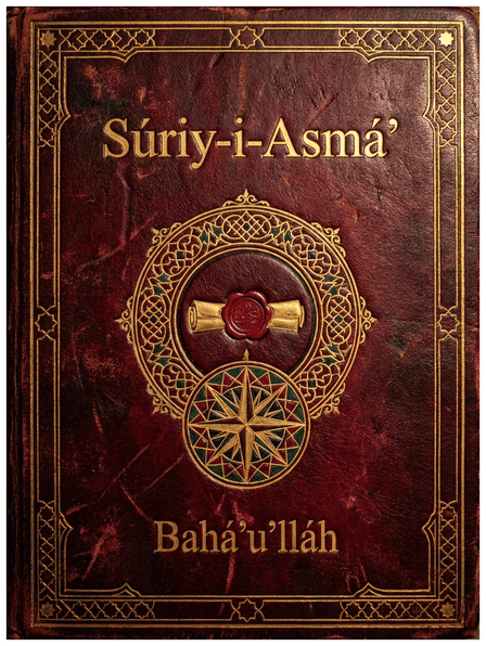 Súriy-i-Asmá’ (Sura of the Names) by Bahá’u’lláh — book cover