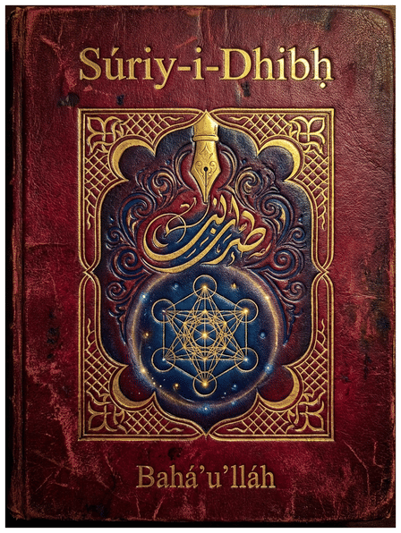 Súriy-i-Dhibḥ (Sura of the Sacrifice) by Bahá’u’lláh — book cover