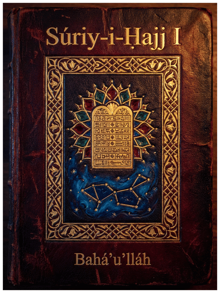 Súriy-i-Ḥajj I (Sura of Pilgrimage I) by Bahá’u’lláh — book cover