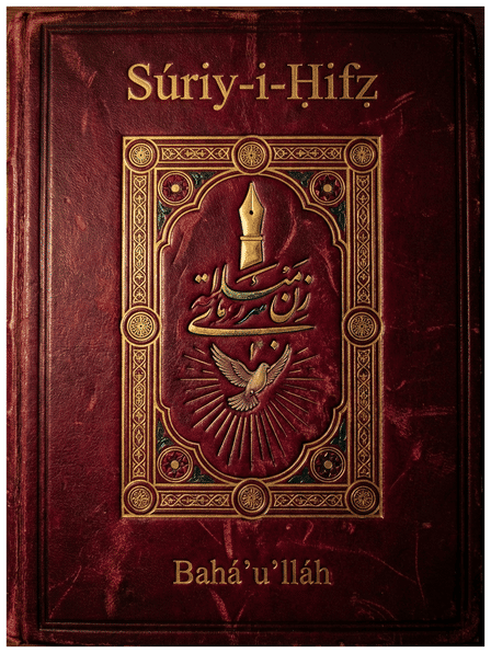 Súriy-i-Ḥifẓ (Sura of Protection) by Bahá’u’lláh — book cover