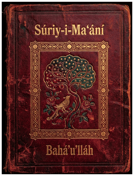 Súriy-i-Ma’ání (Sura of Meanings) by Bahá’u’lláh — book cover
