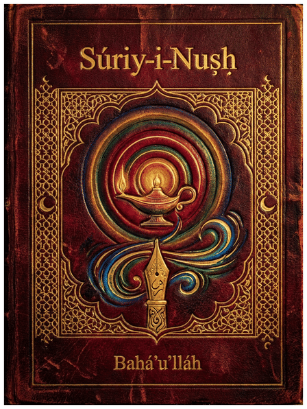 Súriy-i-Nuṣḥ (Sura of Counsel) by Bahá’u’lláh — book cover