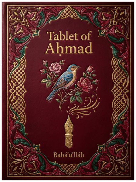 Tablet of Aḥmad by Bahá'u'lláh — translated by Shoghi Effendi, book cover