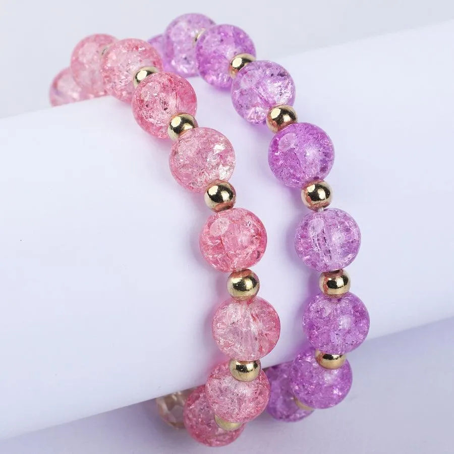 3 Multicolored Charm Bracelet for Women