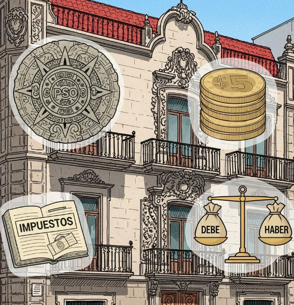 Infografía que resume los documentos y trámites necesarios para escriturar en la CDMX.