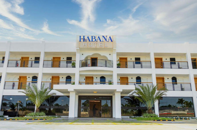 Facade of Habana Hotel y Restaurante in El Cortecito Bavaro Punta Cana