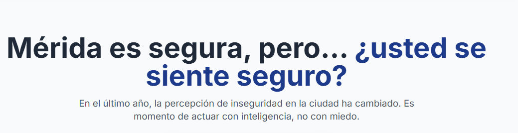 Un mapa de Mérida que muestra la distribución de las cámaras de seguridad en la ciudad.