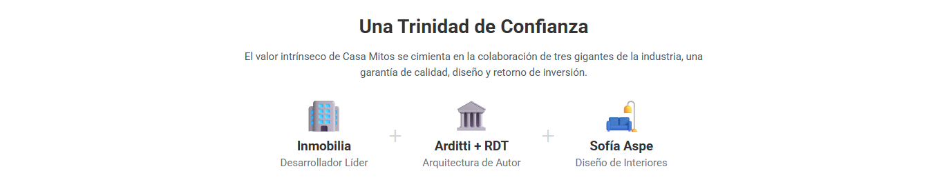 Jardín o área paisajística en el desarrollo Casa Mitos