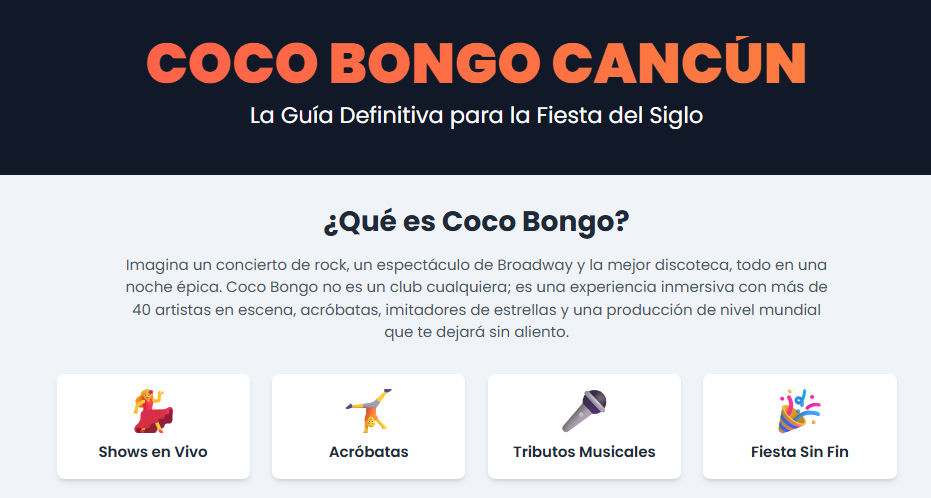 coco bongo cancun