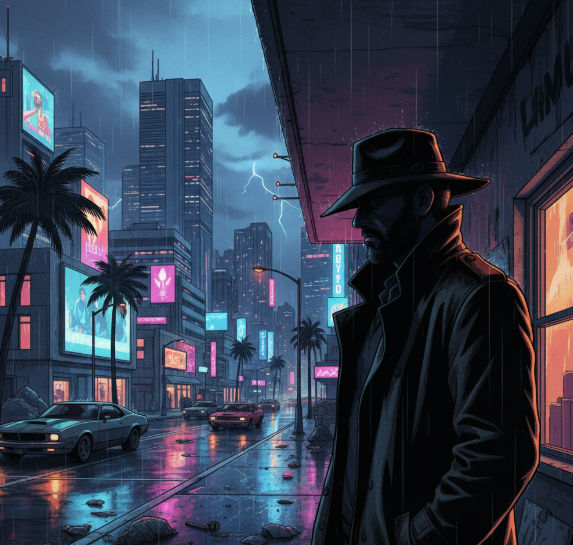 Una imagen de Jason, el protagonista masculino de GTA VI, en un contexto de acción.