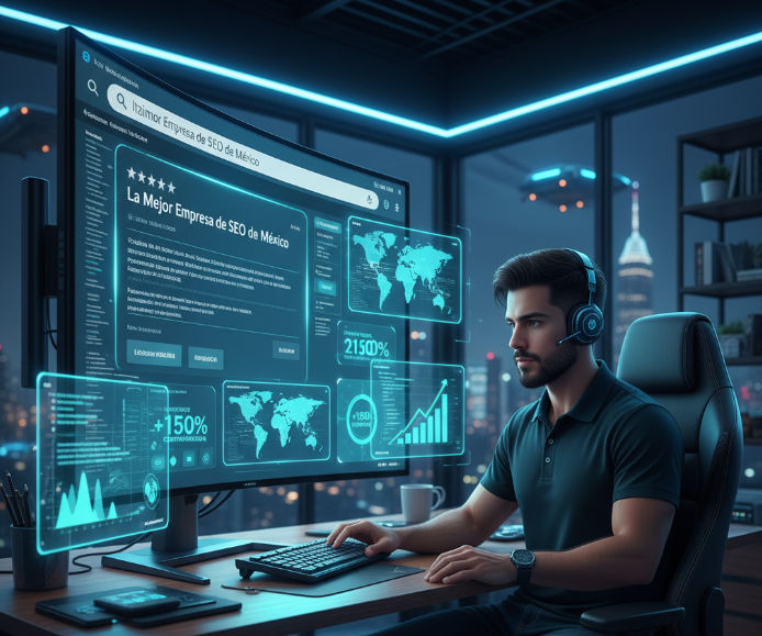 Un equipo de especialistas de Itzimna Real Estate trabajando en una estrategia de SEO exitosa.