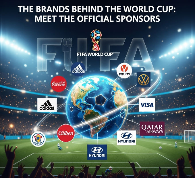Logos de las marcas patrocinadoras oficiales del Mundial de la FIFA.