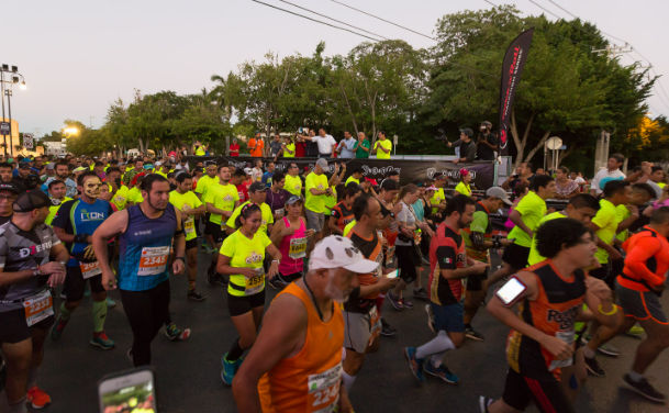 Infografía de las rutas de running más populares en Mérida, Yucatán.