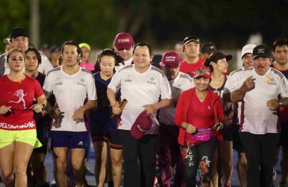 Iconos que simbolizan los beneficios para la salud de correr en Mérida.