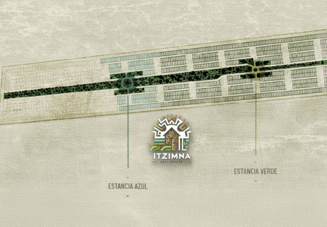 Un mapa de Yucatán que destaca la ubicación de Tunchac, una comunidad en desarrollo.