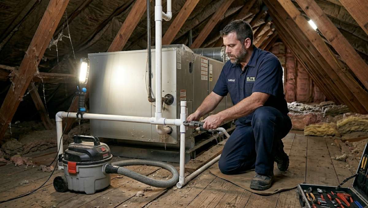 Water Damage From HVAC Leak in Bunkerville, NV