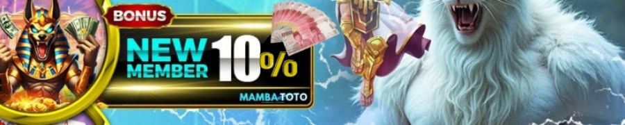 Bonus new member 10%