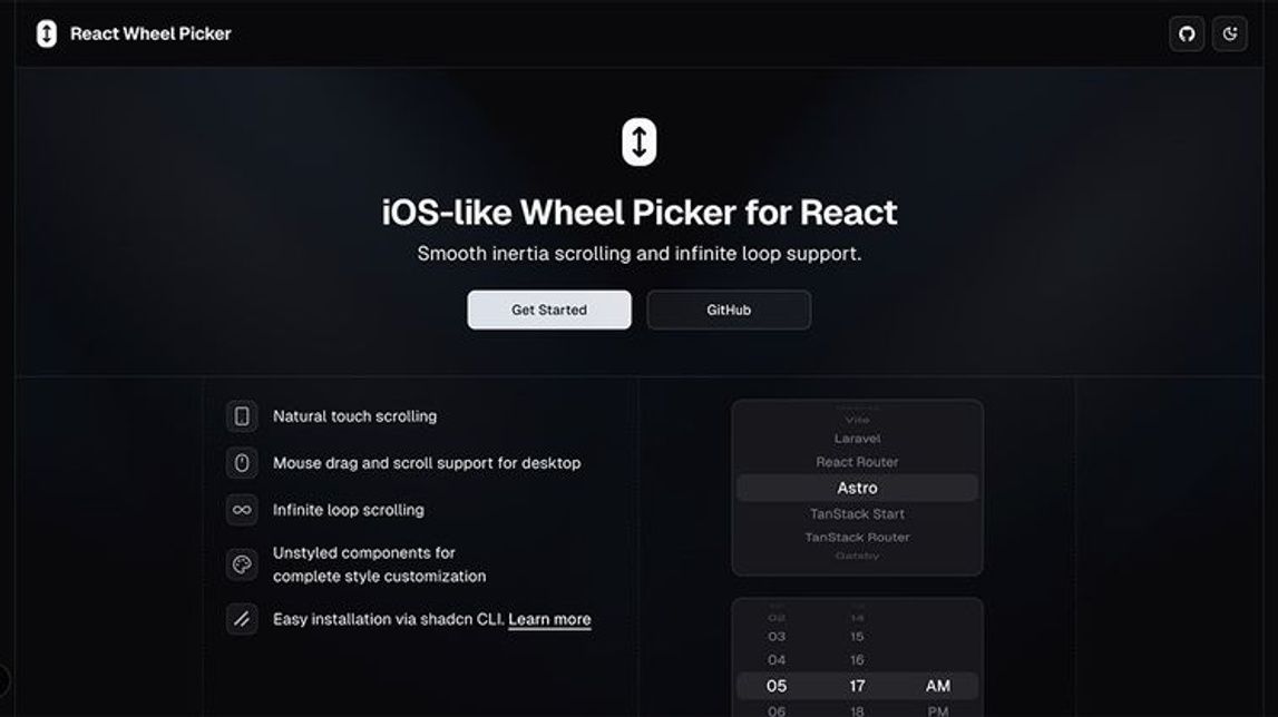 React Wheel Picker
