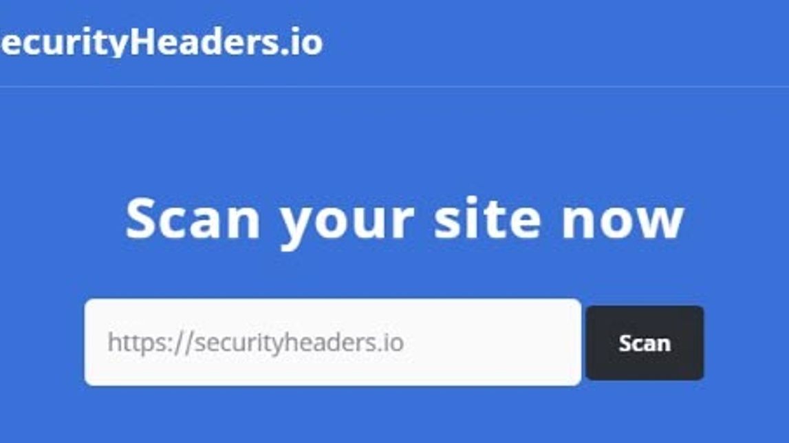 Analyse your HTTP response headers