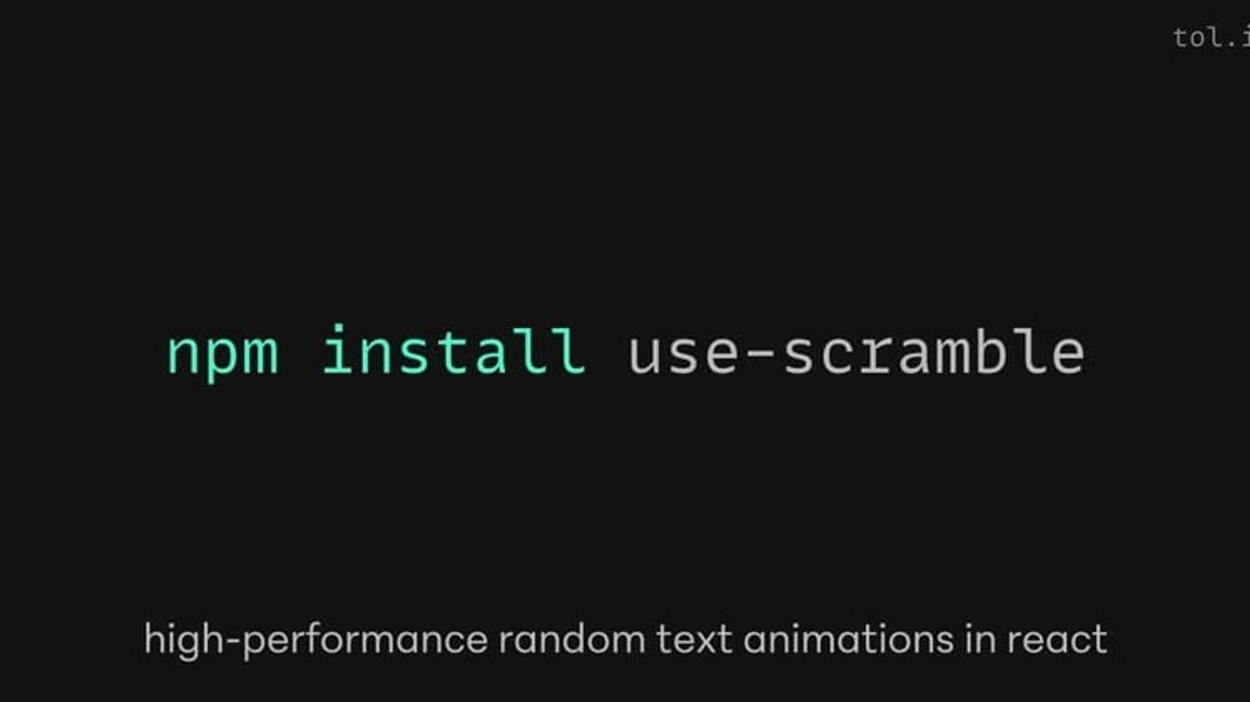 useScramble